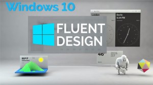Microsoft Fluent Design System, Beraksi Pada Tampilan Baru Windows 10